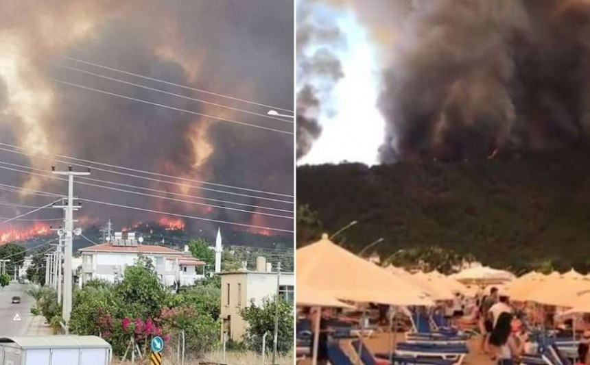 Strahoviti požari bjesne Antalijom, turisti odlaze