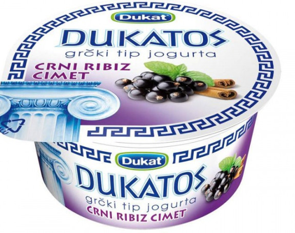 Dukat povlači dva voćna jogurta zbog pesticida