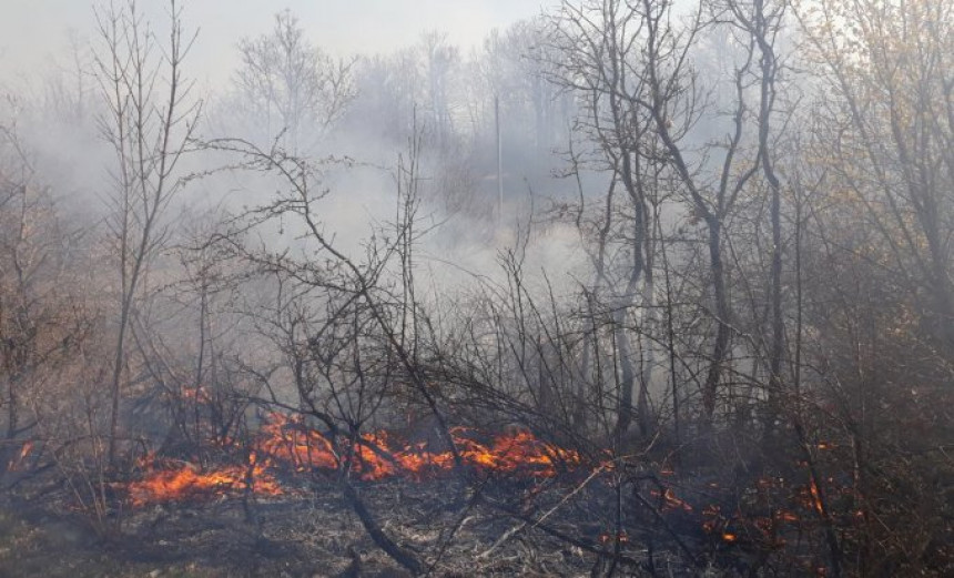 Пожар у Љубињу под контролом, али и даље активан (ВИДЕО)