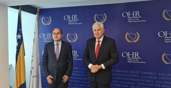 Dragan Čović (HDZ) se sastao sa Šmitom (OHR)