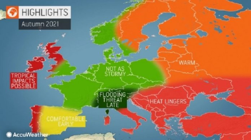 Велика прогноза: Какво нас вријеме чека на јесен?