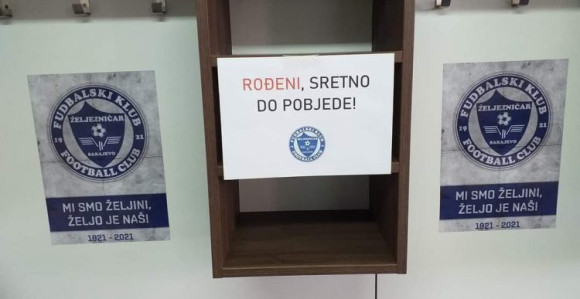 Željezničar zaželio Rođenima sreću pred važan meč