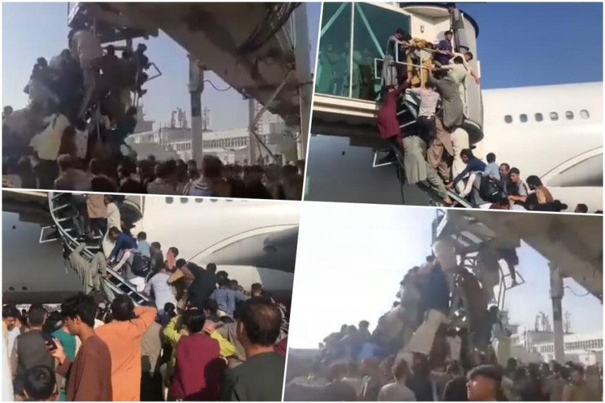 Hiljade građana juri ka avionima da se spasi od talibana