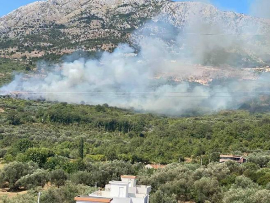Požari u Crnoj Gori, ugroženi Nikšić i Cetinje
