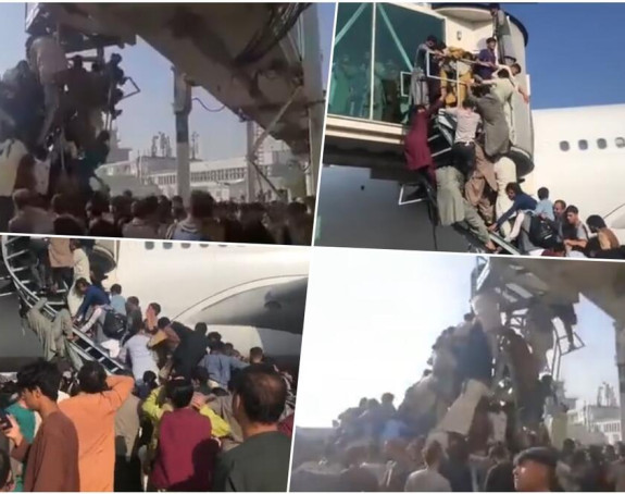 Хиљаде грађана јури ка авионима да се спаси од талибана