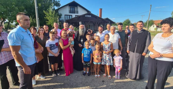 Poslije više od 80 godina patrijarh stigao u Doboj (VIDEO)