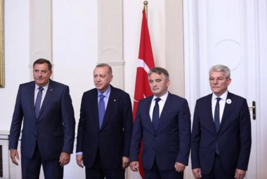 Ердоган долази у петак у БиХ, Додик стиже на састанак