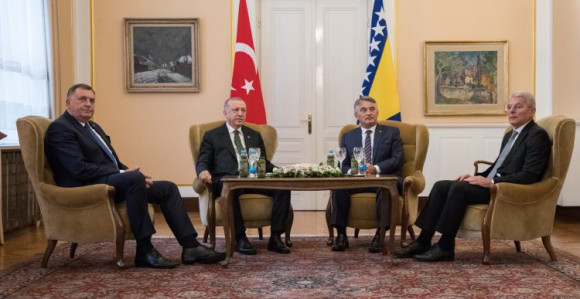 Erdogan se sastao sa članovima Predsjedništva BiH