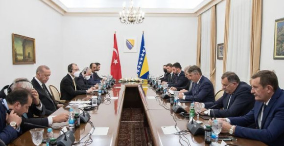 Sastanak delegacija Turske i BiH, SNSD-ovi ministri prisutni