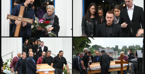 Sahranjen glumac Milan Lane Gutović u Kumodražu
