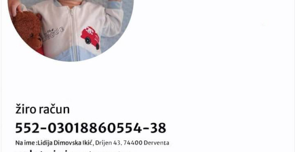 Pomozimo malom Mihaelu Ikiću da ozdravi