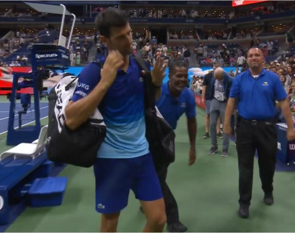 Obezbjeđenje US Opena istjeralo Đokovića sa terena