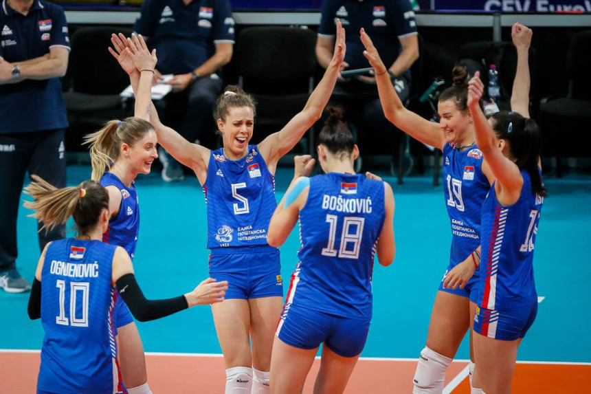 Odbojkašice igraju za treće zlato na prvenstvu Evrope
