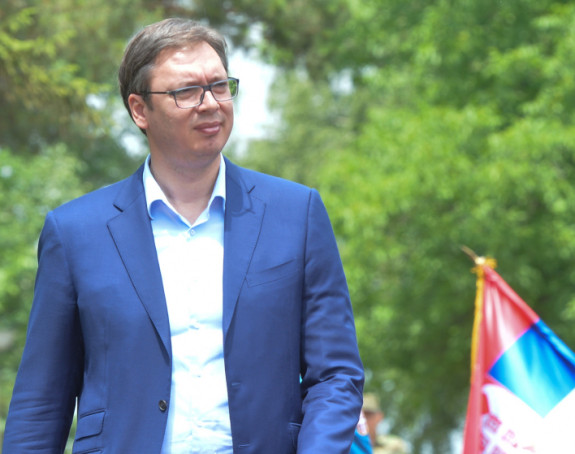 Vučić na ceremoniji polaganja kamena temeljca