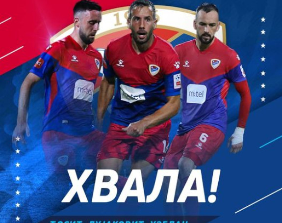 Fudbalski klub Borac ostao bez tri igrača u timu