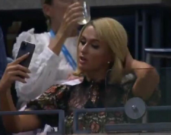 Paris Hilton izazvala haos prisustvom na Novakovom meču