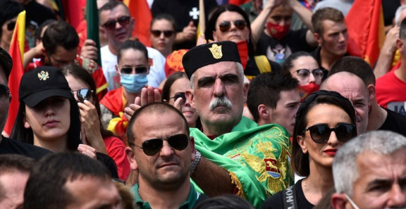 Antivladin protest završen na Cetinju