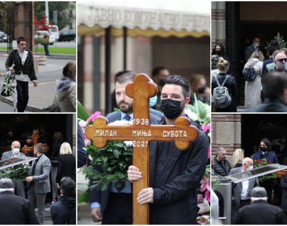 Minja Subota sahranjen u Aleji velikana uz crkveni hor!