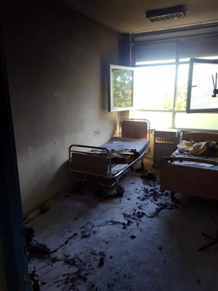 Požar u bolnici u Doboju, bolesnik prebačen u UKC RS
