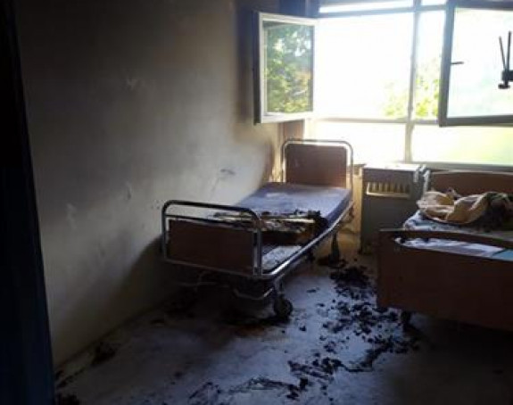 Požar u bolnici u Doboju, bolesnik prebačen u UKC RS