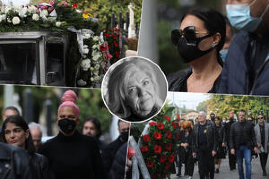 Marina Tucaković sahranjena na Novom groblju