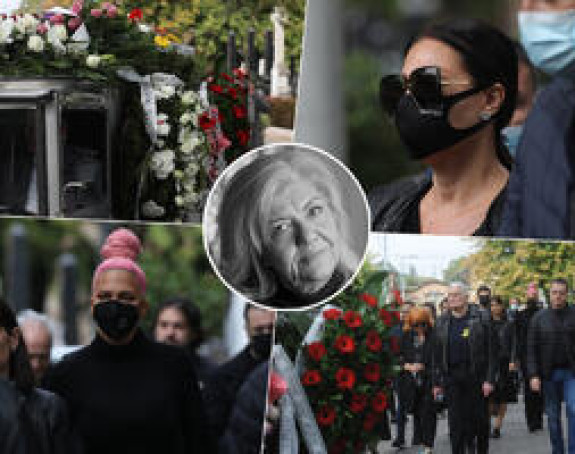 Marina Tucaković sahranjena na Novom groblju