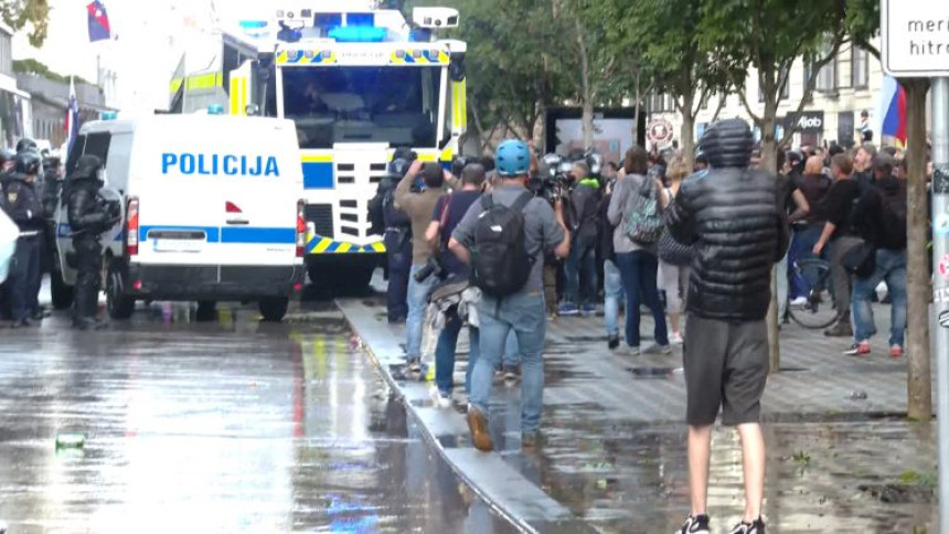 Ponovo haos na ulicama Ljubljane zbog kovid mjera