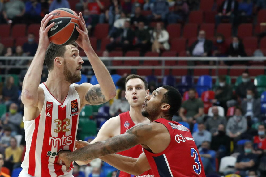 Crvena Zvezda izgubila od moskovskog CSKA