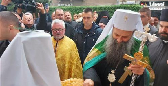 Patrijarh Porfirije stigao u Sabornu crkvu u Sarajevu