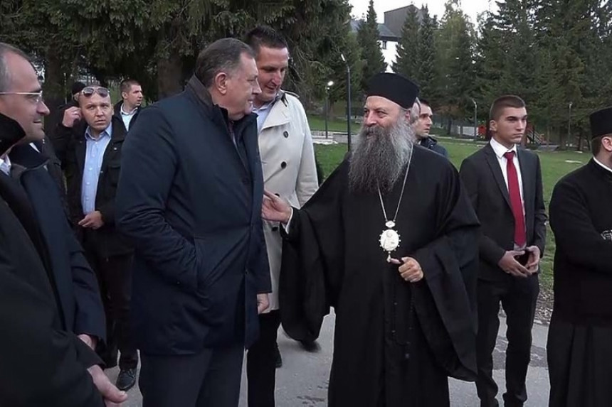U posljednji čas: Susret Dodika i patrijarha Porfirija