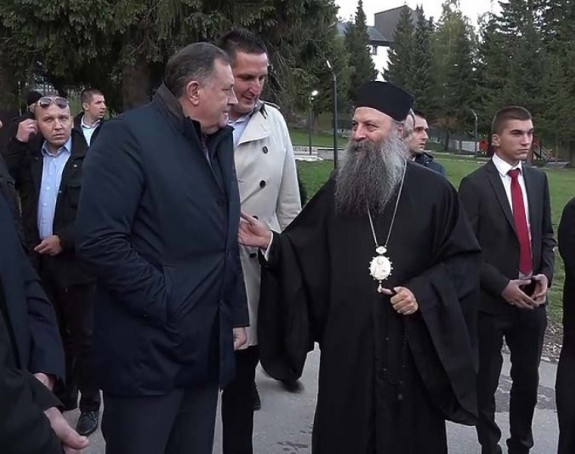 У посљедњи час: Сусрет Додика и патријарха Порфирија
