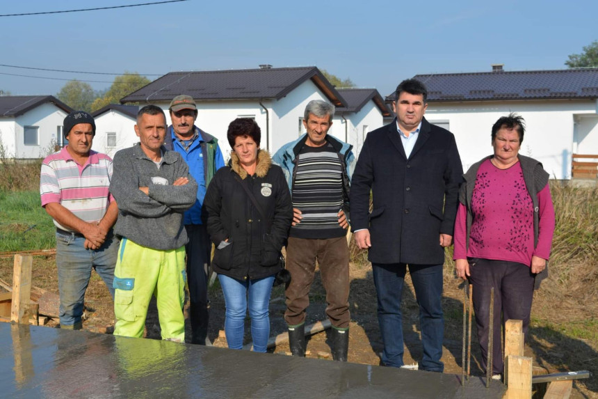 Lopare: Počela gradnja kuće za demobilisanog borca