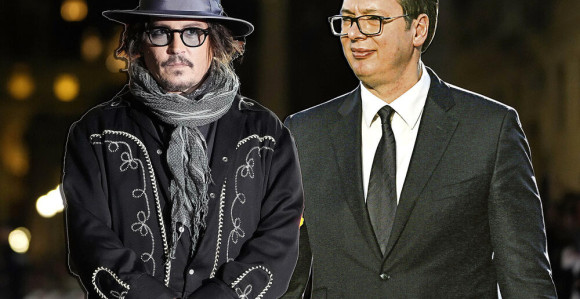 Džoni Dep sutra na večeri s Vučićem!