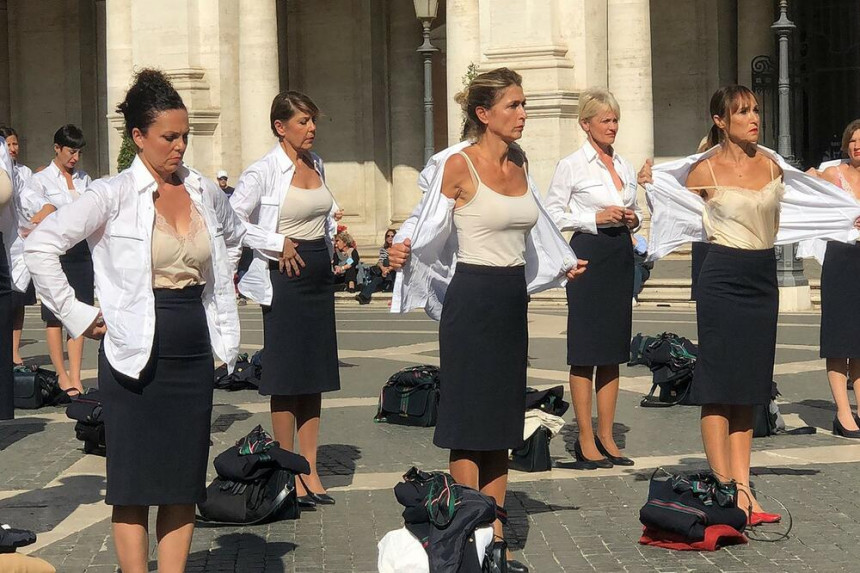 Protest u Rimu koji je rasplakao i oduševio prisutne