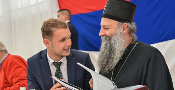 Srdačan susret srpskog patrijarha i Stanivukovića