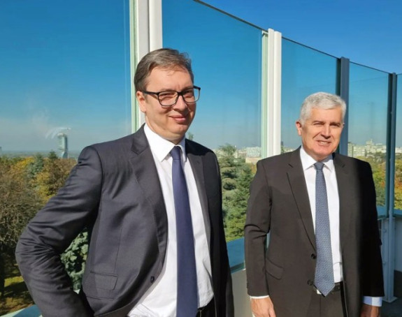 Vučić sa Čovićem: Odgovor na krize je dogovor tri naroda