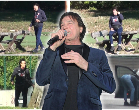 Пјевача снимили папараци током тренинга у парку!