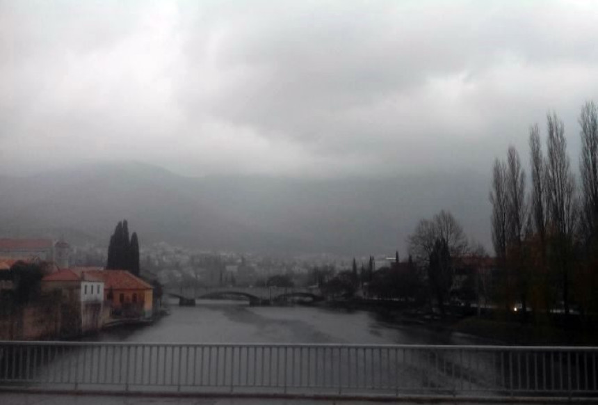 Žuto upozorenje zbog najavljenih obilnih padavina