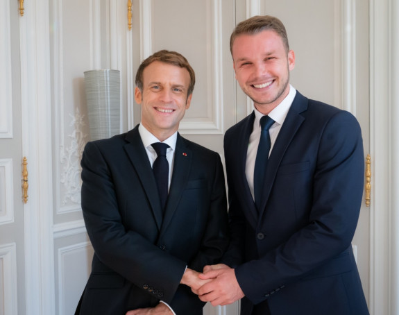 Stanivuković sa francuskim predsjednikom
