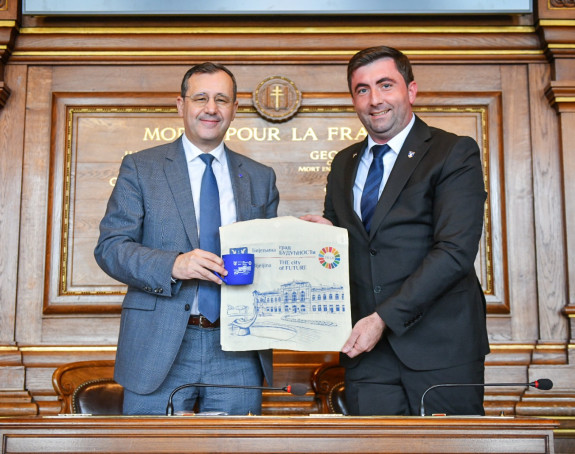 Ljubiša Petrović sa gradonačelnicima francuskih gradova