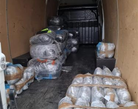 Бањалука: Полиција пронашла стотине килограма марихуане