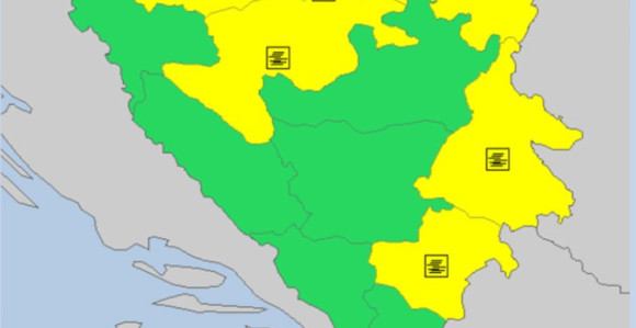 Za veći dio Srpske izdato upozorenje zbog magle