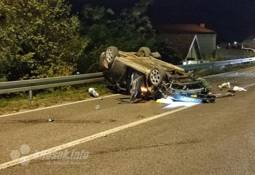Teža saobrajana nesreća u Mostaru