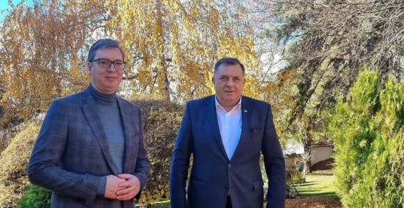 Predsjednik Vučić se u Beogradu sastao sa Dodikom
