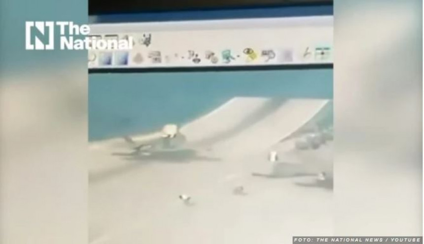 Objavljen snimak: Britanski vojni avion pao u more