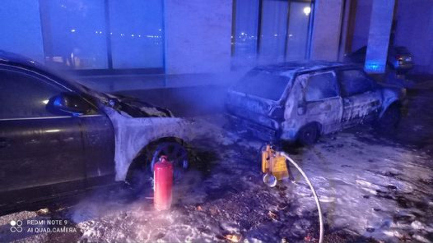 Trebinje: Zapaljeno vozilo policijskog službenika