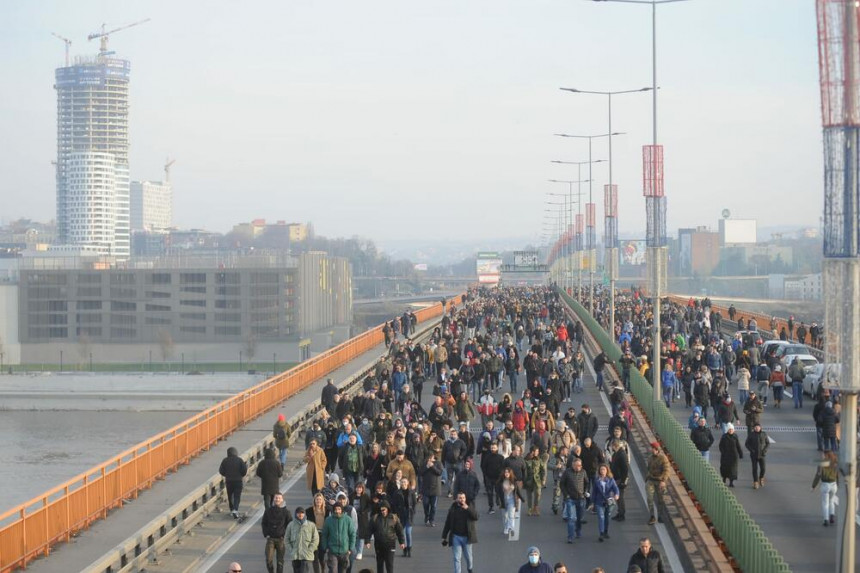 Demonstranti se razilaze u Beogradu i drugim gradovima