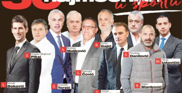 Pogledajte listu 50 najmoćnijih ljudi u srpskom sportu