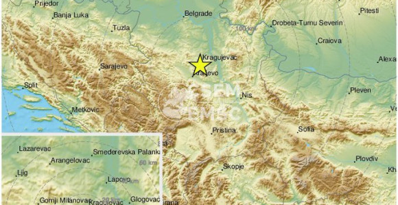 Ponovo se treslo u regionu Kragujevca
