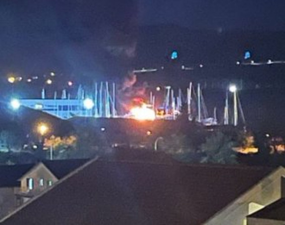 U požaru u Tivtu oštećena jahta Zvonka Veselinovića